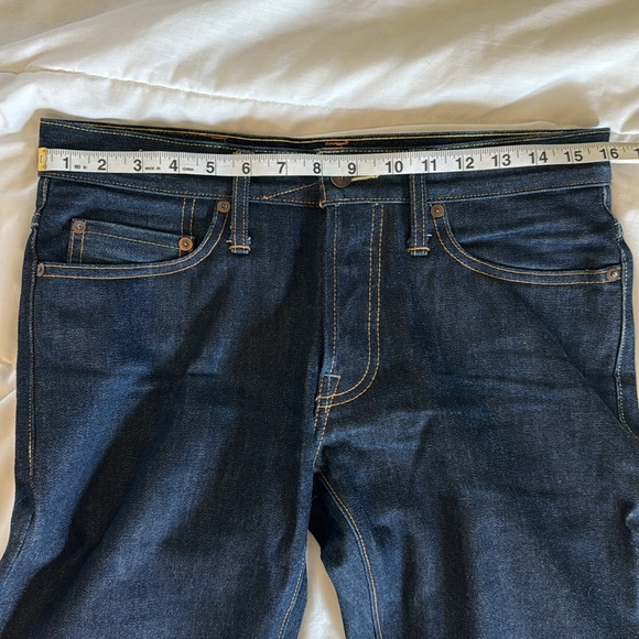 Tellason JOHN GRAHAM MELLOR Slim Straight Selvedge Jeans CONE denim - Picture 4 of 5